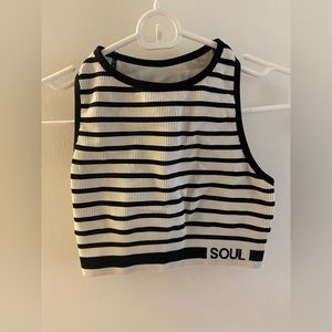 soul cycle sports bra top